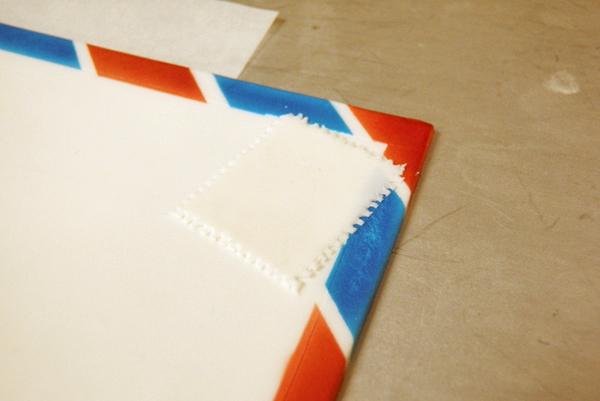 Марка з мастики для конверта