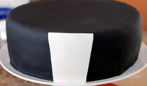 Заготовка торта-смокинг